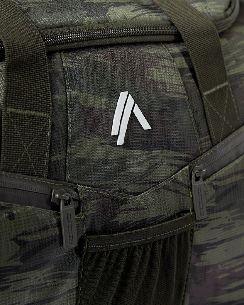 Genti Barbati Alphalete Essential Duffel Masline Verzi Camuflaj | 931240-AGJ