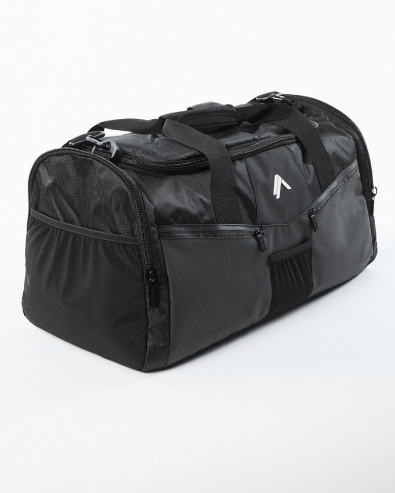 Genti Dama Alphalete Essential Duffel Negrii | 097642-CNE