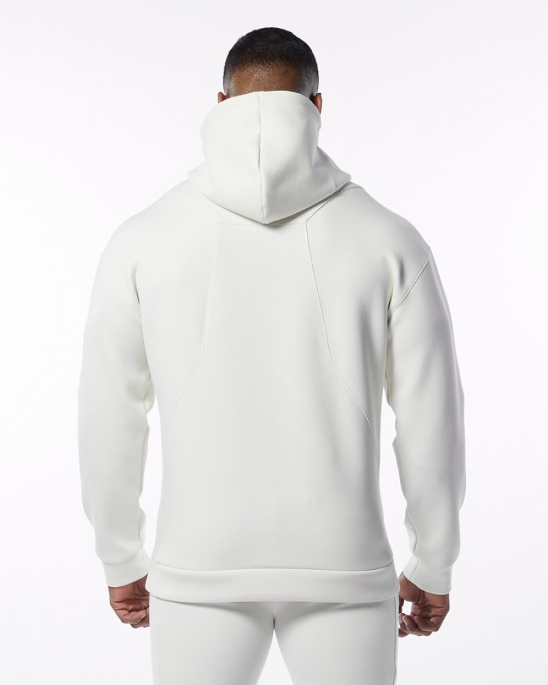 Hanorac Cu Gluga Barbati Alphalete ELMTS Albi | 387210-MRX
