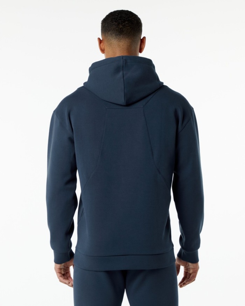 Hanorac Cu Gluga Barbati Alphalete ELMTS Bleumarin | 167095-LWH