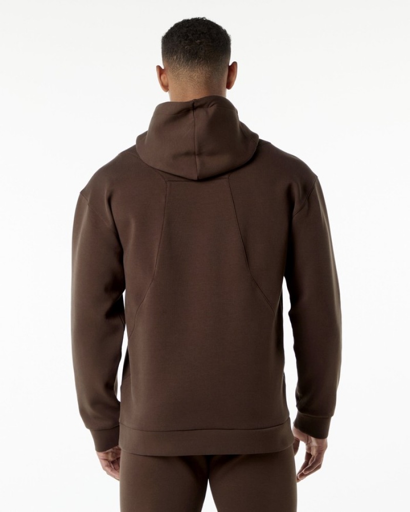 Hanorac Cu Gluga Barbati Alphalete ELMTS Maro | 726390-SWM