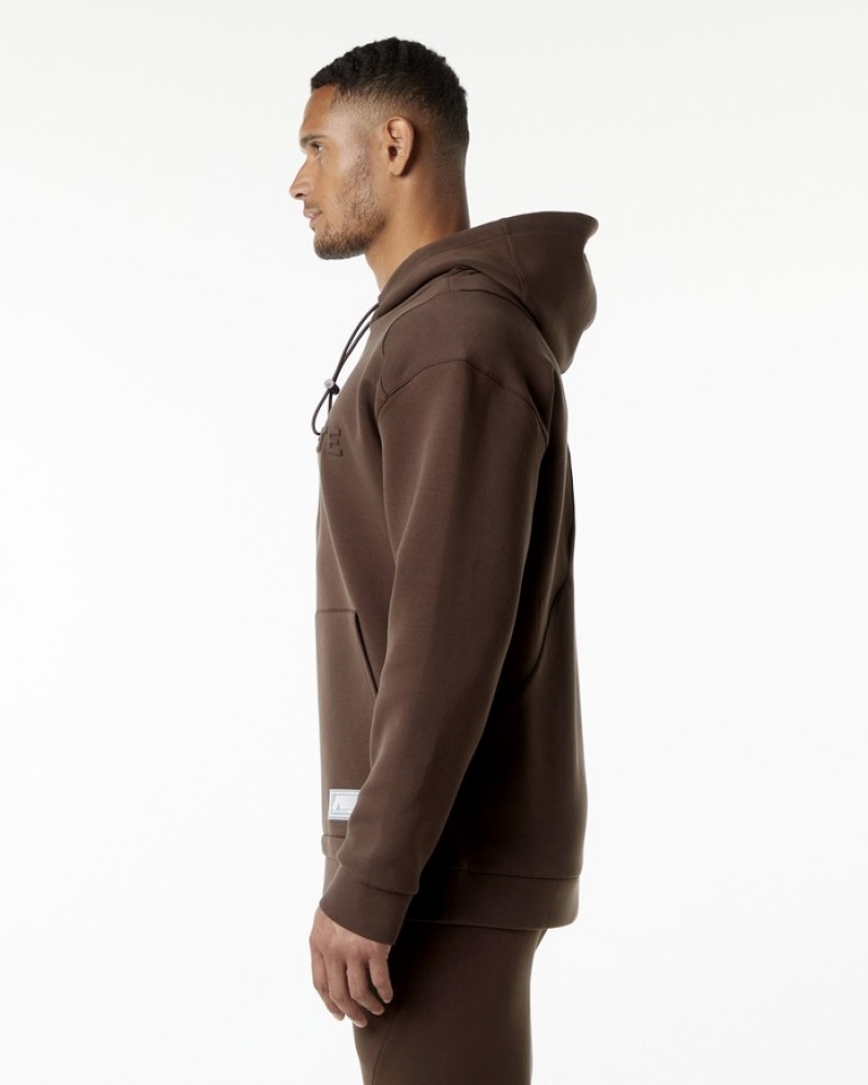 Hanorac Cu Gluga Barbati Alphalete ELMTS Maro | 726390-SWM