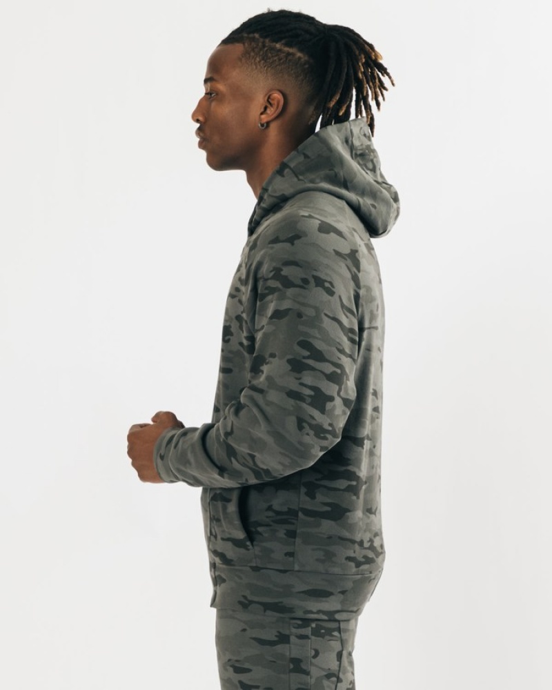 Hanorac Cu Gluga Barbati Alphalete Identity Pro Camuflaj | 764258-SVK