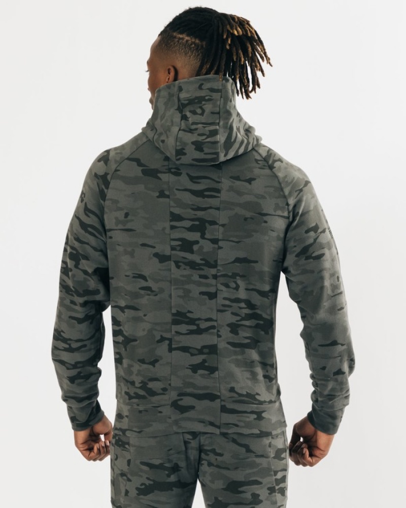 Hanorac Cu Gluga Barbati Alphalete Identity Pro Camuflaj | 764258-SVK