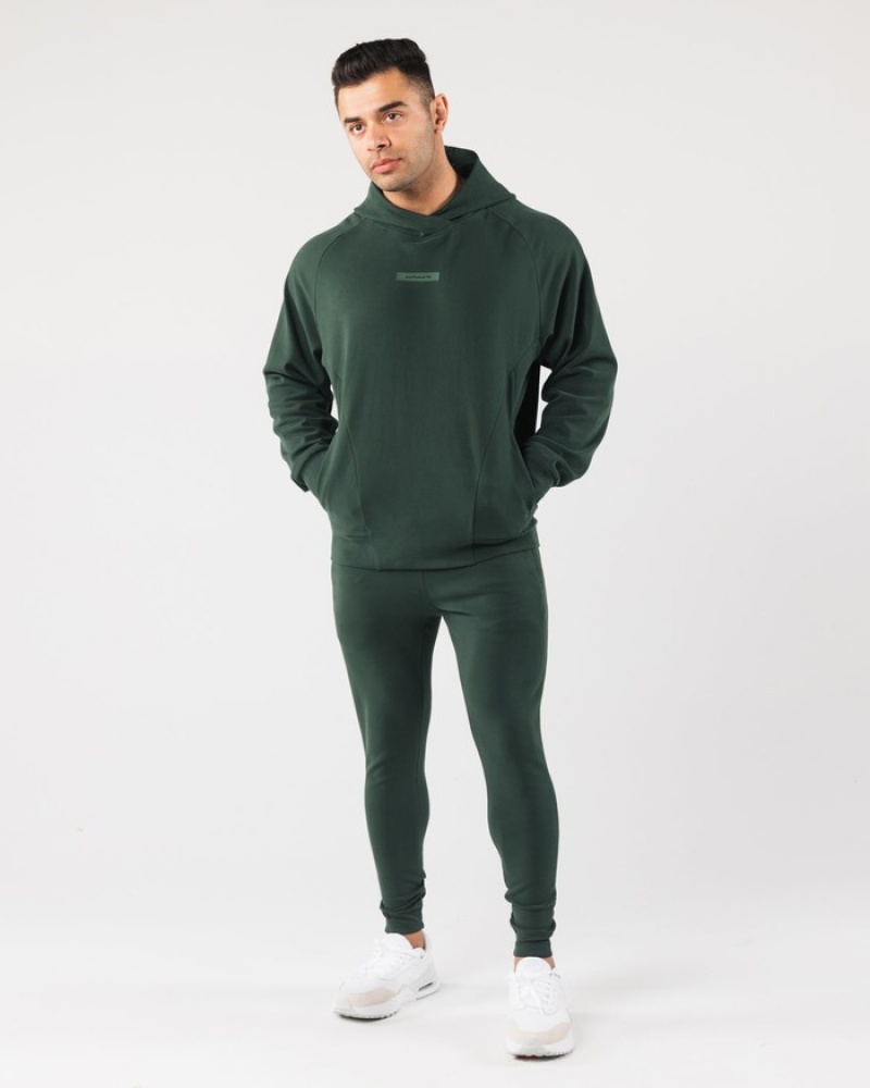 Hanorac Cu Gluga Barbati Alphalete Identity Pro Verzi | 410236-XLE