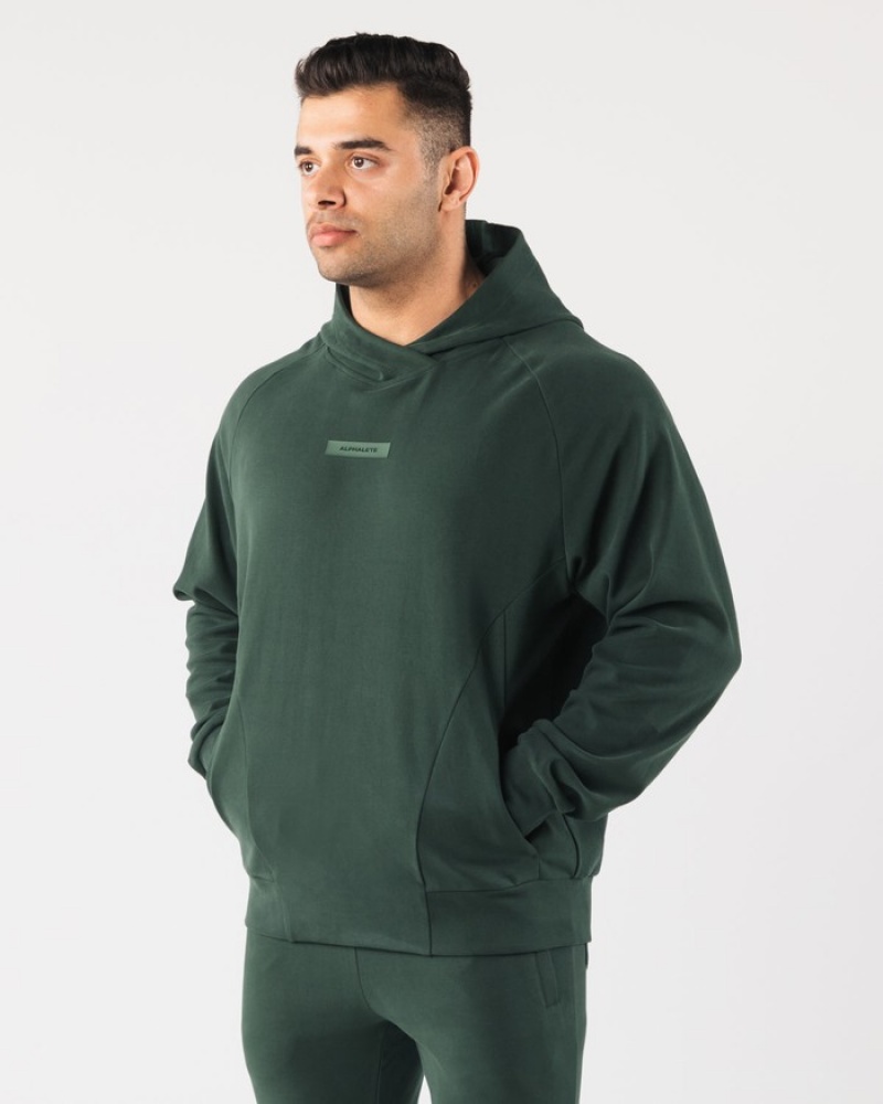 Hanorac Cu Gluga Barbati Alphalete Identity Pro Verzi | 410236-XLE