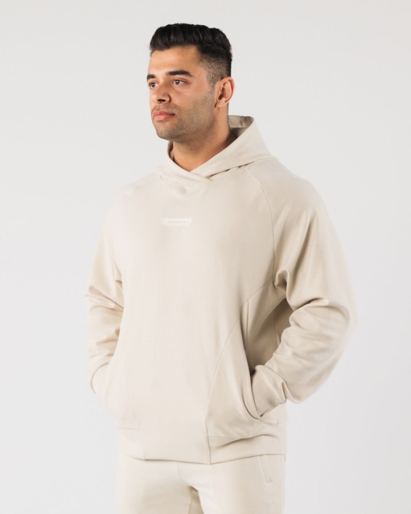 Hanorac Cu Gluga Barbati Alphalete Identity Pro Albi | 027148-FCY