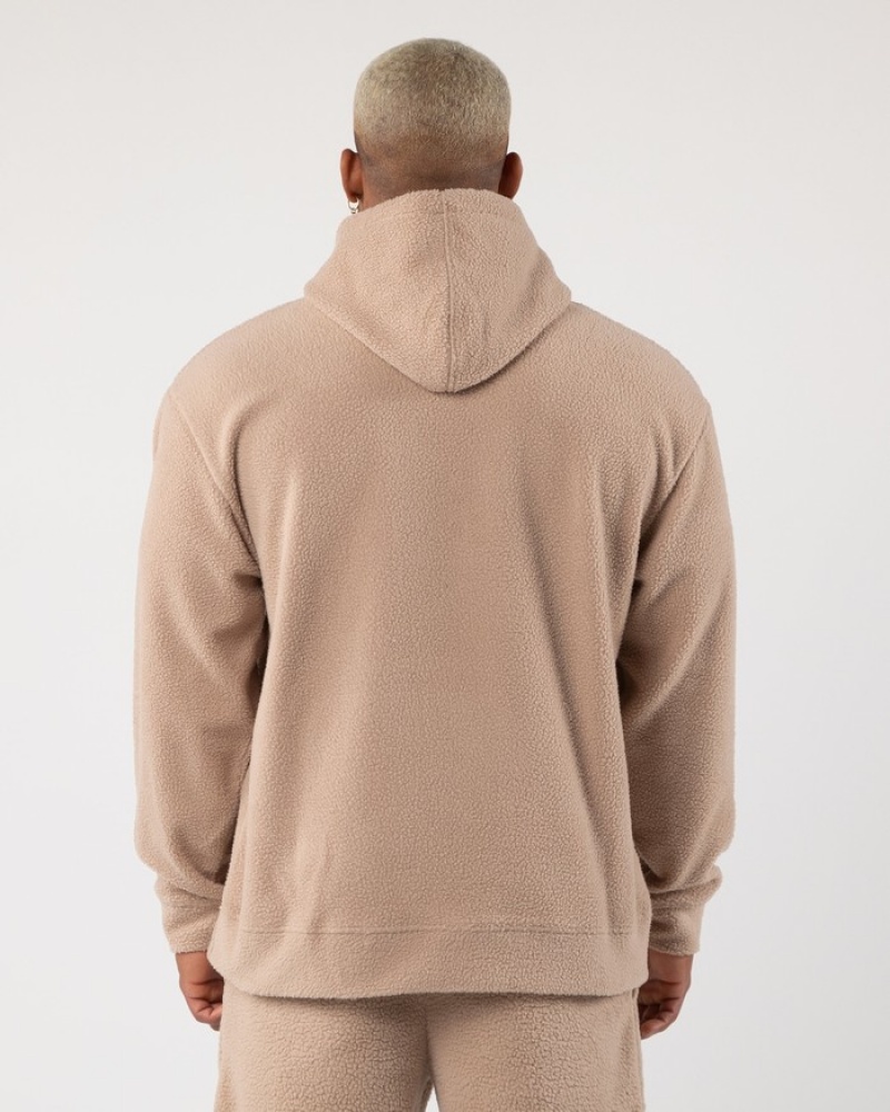 Hanorac Cu Gluga Barbati Alphalete King Bej | 618392-HZE