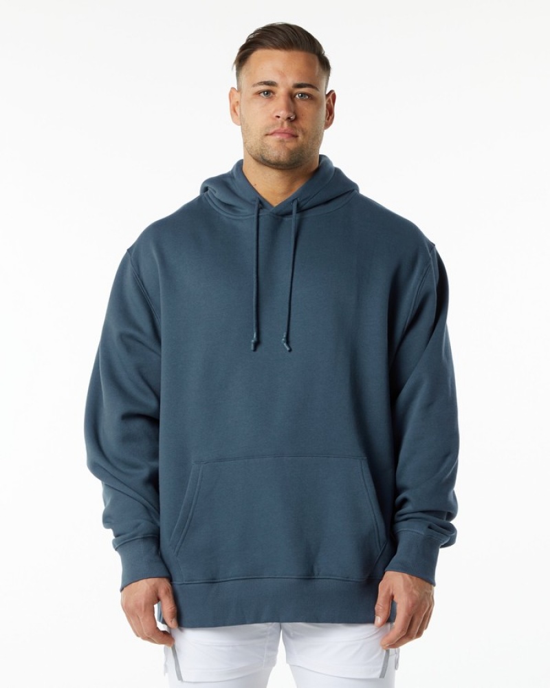 Hanorac Cu Gluga Barbati Alphalete Unity Albastri | 628403-MBU