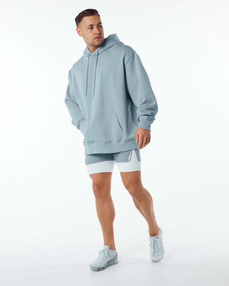 Hanorac Cu Gluga Barbati Alphalete Unity Albastri | 804572-NYQ