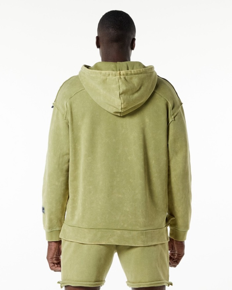 Hanorac Cu Gluga Barbati Alphalete Very Terry Verzi | 346175-LDM