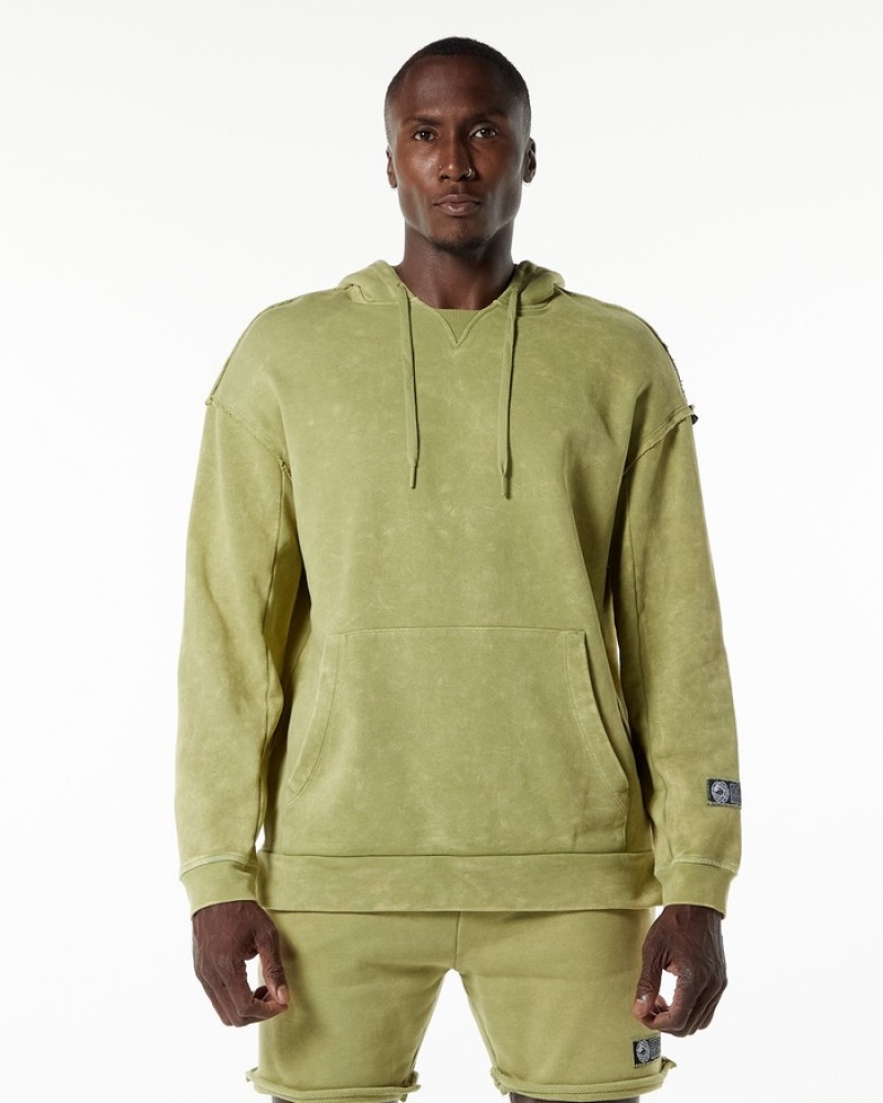 Hanorac Cu Gluga Barbati Alphalete Very Terry Verzi | 346175-LDM