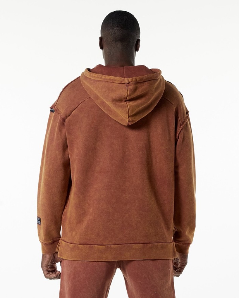 Hanorac Cu Gluga Barbati Alphalete Very Terry Kaki | 365901-COL