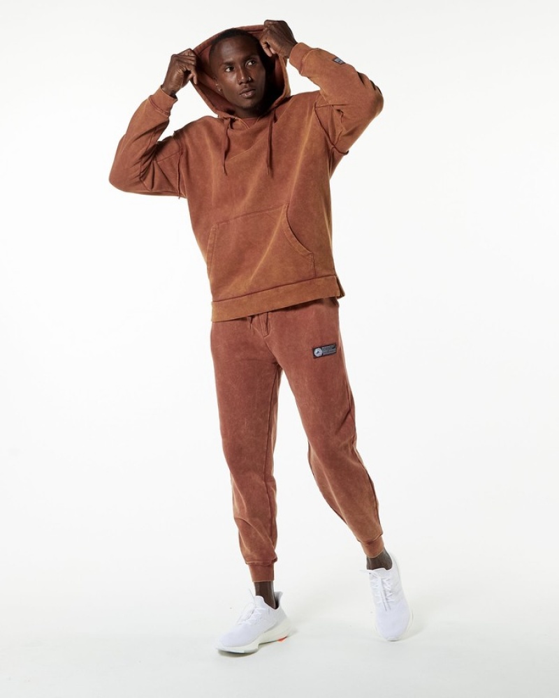 Hanorac Cu Gluga Barbati Alphalete Very Terry Kaki | 365901-COL