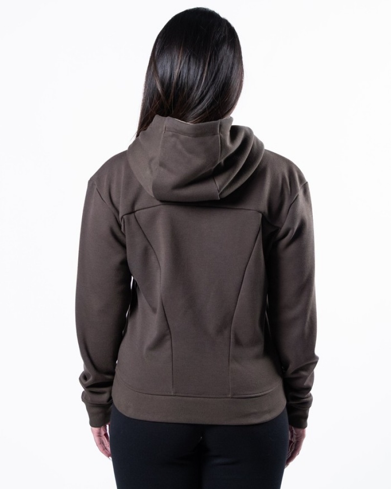 Hanorac Cu Gluga Dama Alphalete Monarch Maro Inchis | 763894-AWO