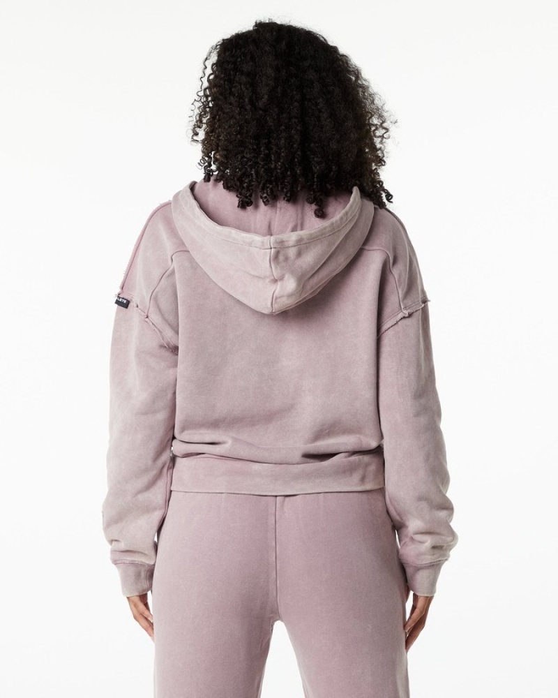 Hanorac Cu Gluga Dama Alphalete Very Terry Roz | 428039-DGX