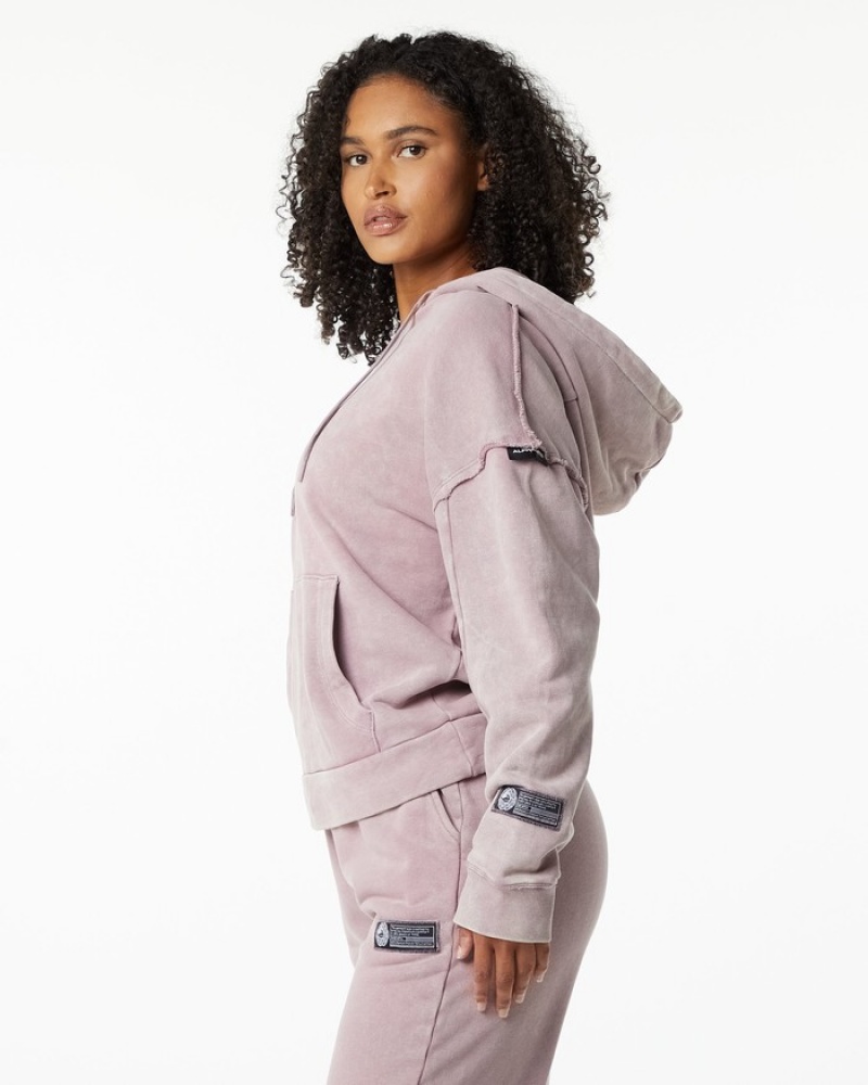 Hanorac Cu Gluga Dama Alphalete Very Terry Roz | 428039-DGX
