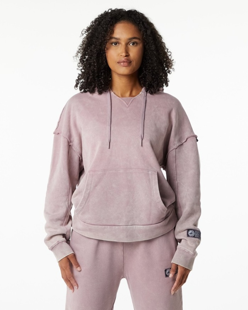 Hanorac Cu Gluga Dama Alphalete Very Terry Roz | 428039-DGX