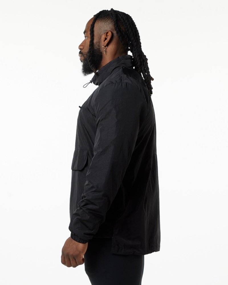 Hanorace Barbati Alphalete Endure Pullover Negrii | 970163-XLO