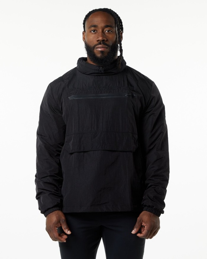 Hanorace Barbati Alphalete Endure Pullover Negrii | 970163-XLO