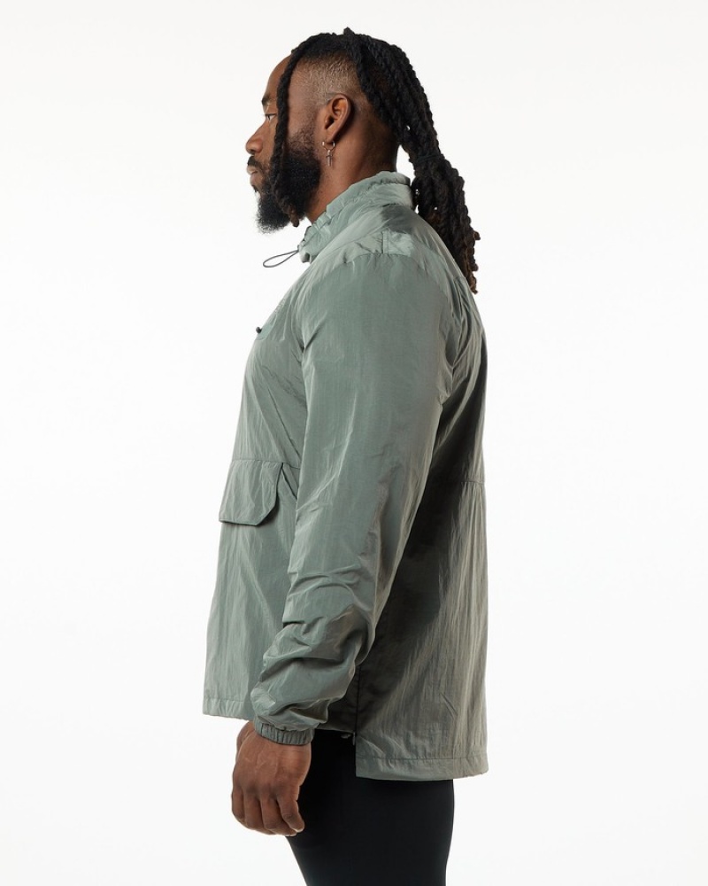 Hanorace Barbati Alphalete Endure Pullover Gri | 986452-TVU