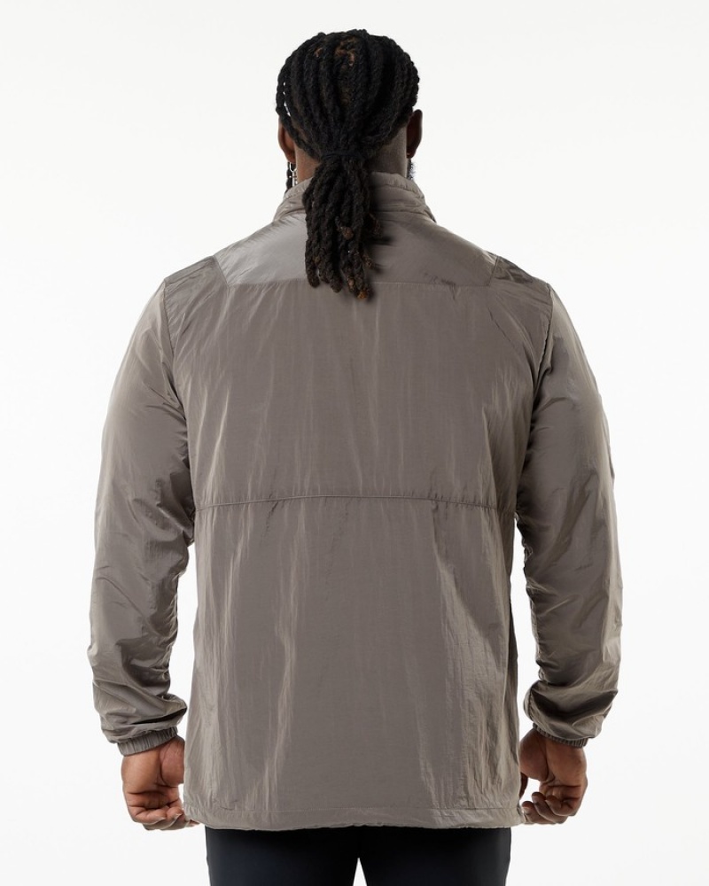Hanorace Barbati Alphalete Endure Pullover Maro | 709534-SUT