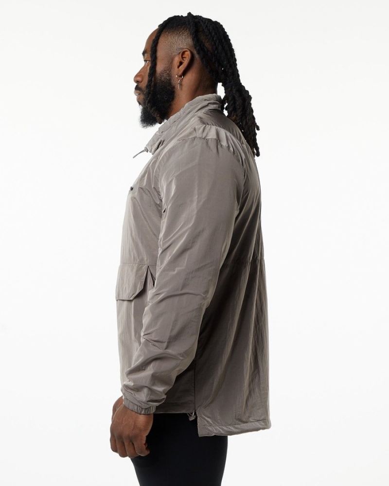 Hanorace Barbati Alphalete Endure Pullover Maro | 709534-SUT