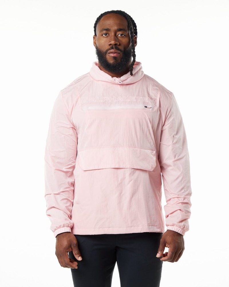 Hanorace Barbati Alphalete Endure Pullover Violet | 635714-BIS