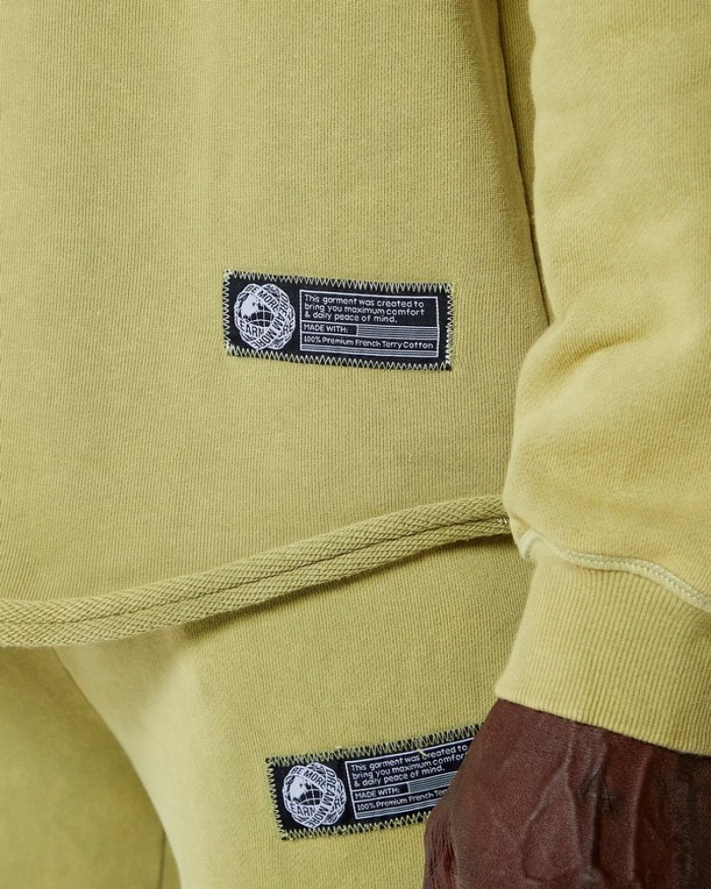 Hanorace Barbati Alphalete Very Terry Pullover Verzi | 529304-UEO