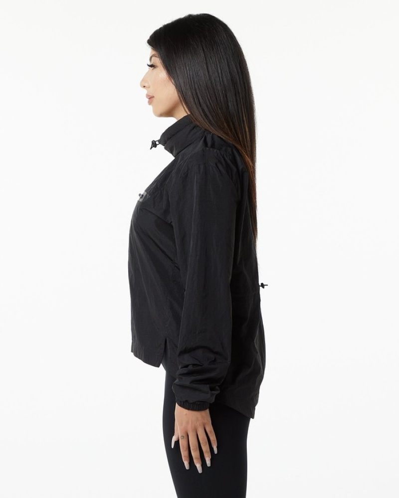 Hanorace Dama Alphalete Endure Pullover Negrii | 614570-OFN
