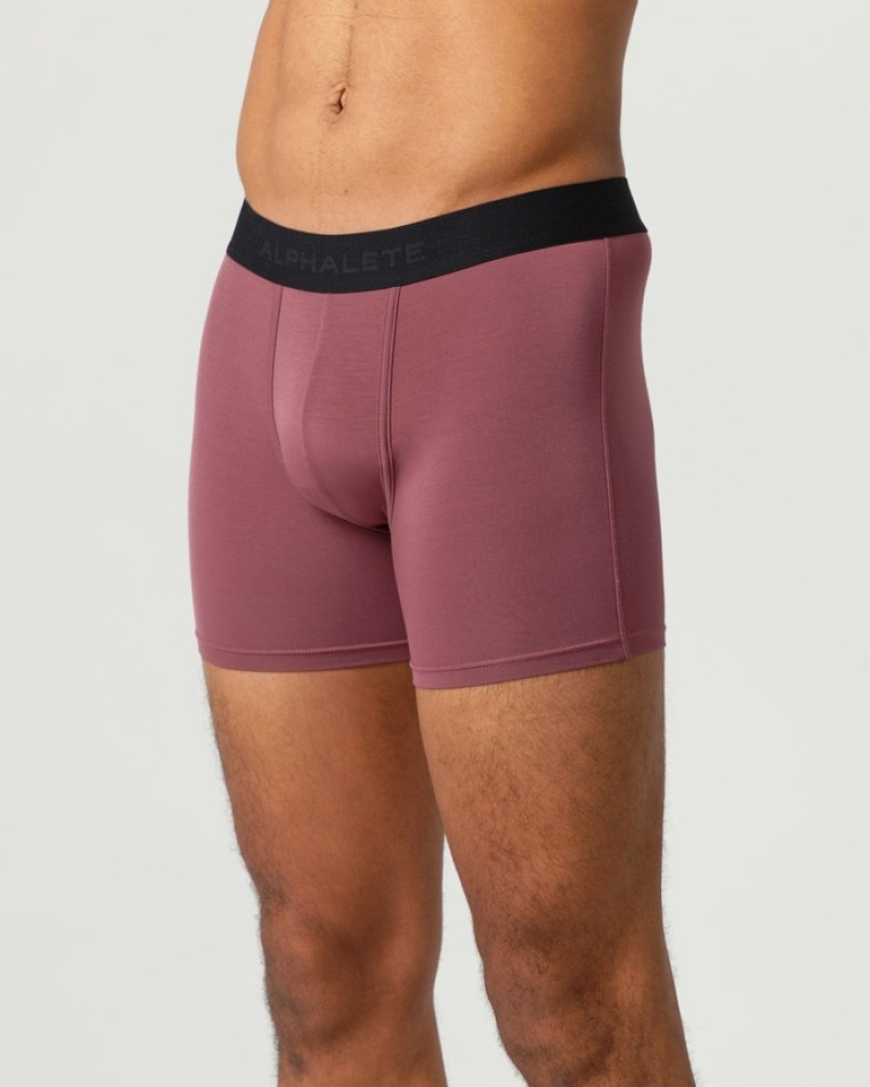 Lenjerie Barbati Alphalete Clasici Boxer 3pk Bej | 471569-TUD