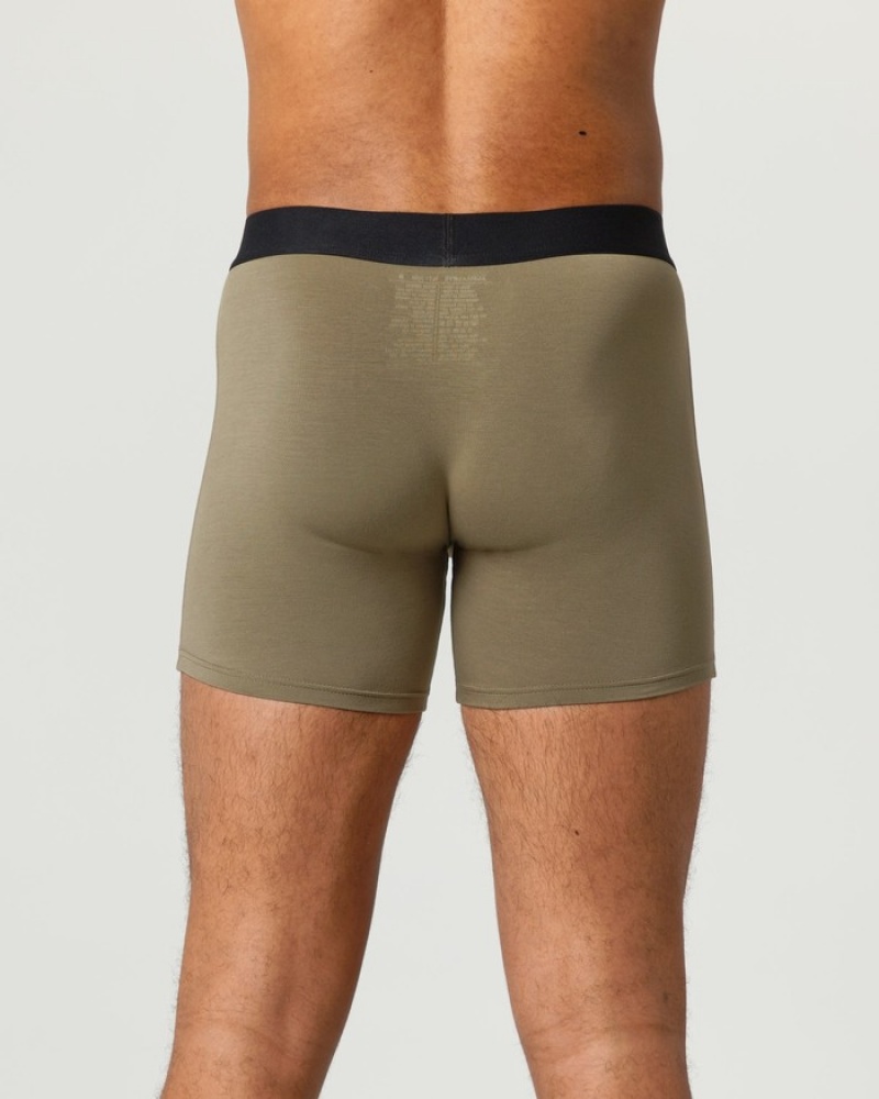Lenjerie Barbati Alphalete Clasici Boxer 3pk Bej | 471569-TUD
