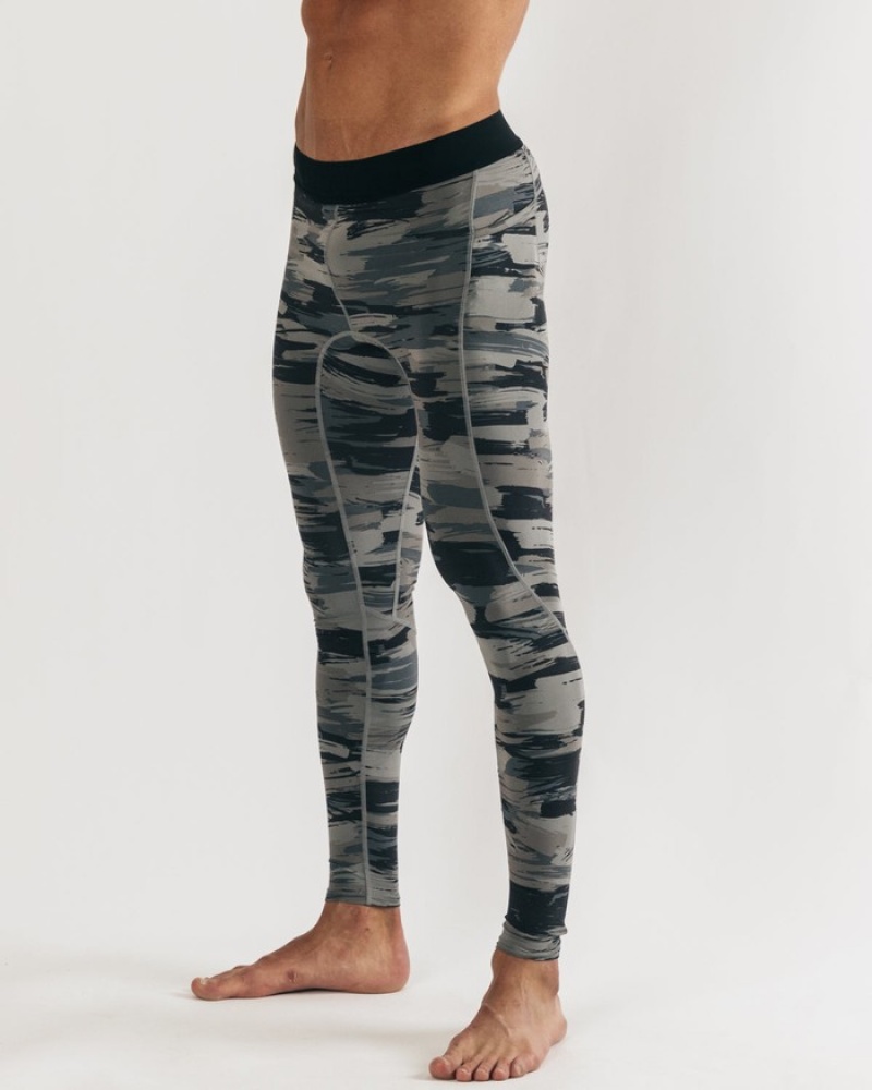 Lenjerie Barbati Alphalete Core Antrenament Negrii Camuflaj | 854392-DBT
