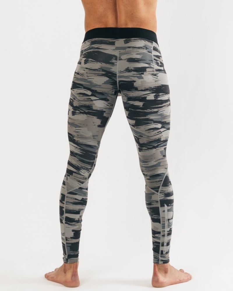 Lenjerie Barbati Alphalete Core Antrenament Negrii Camuflaj | 854392-DBT