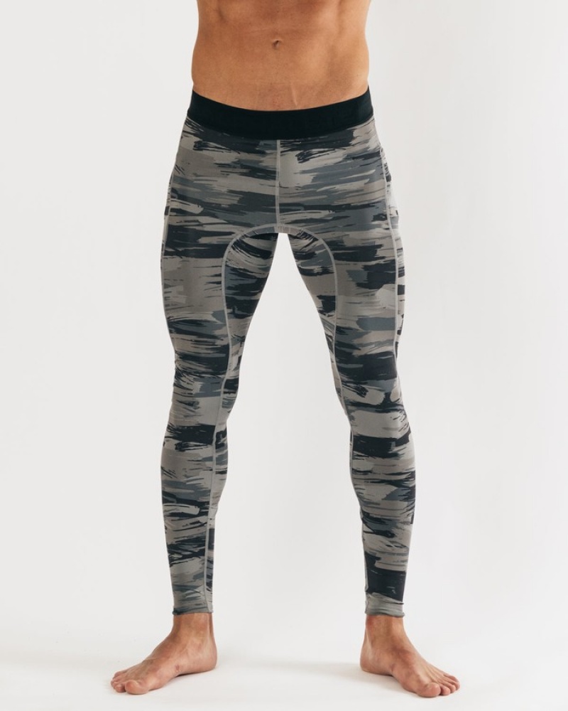 Lenjerie Barbati Alphalete Core Antrenament Negrii Camuflaj | 854392-DBT