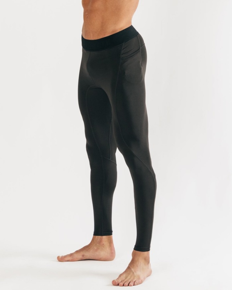 Lenjerie Barbati Alphalete Core Antrenament Negrii | 802617-PIG