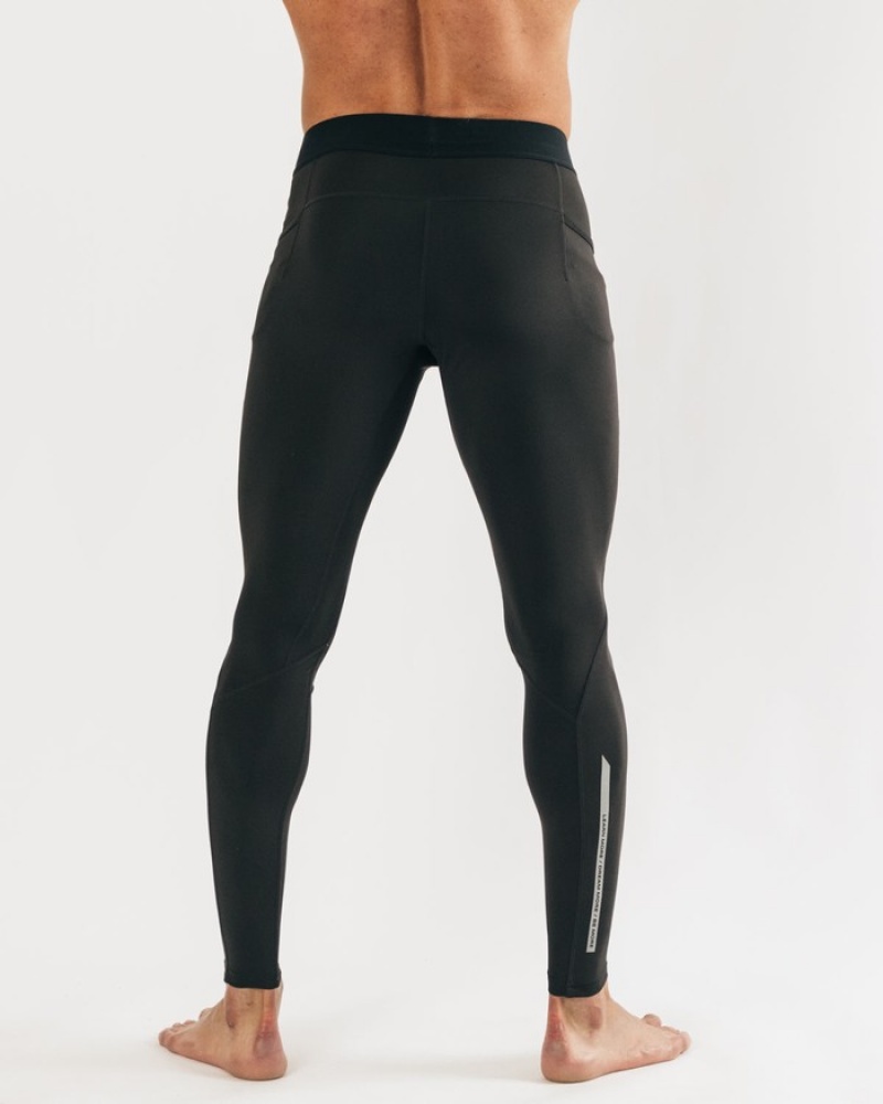 Lenjerie Barbati Alphalete Core Antrenament Negrii | 802617-PIG