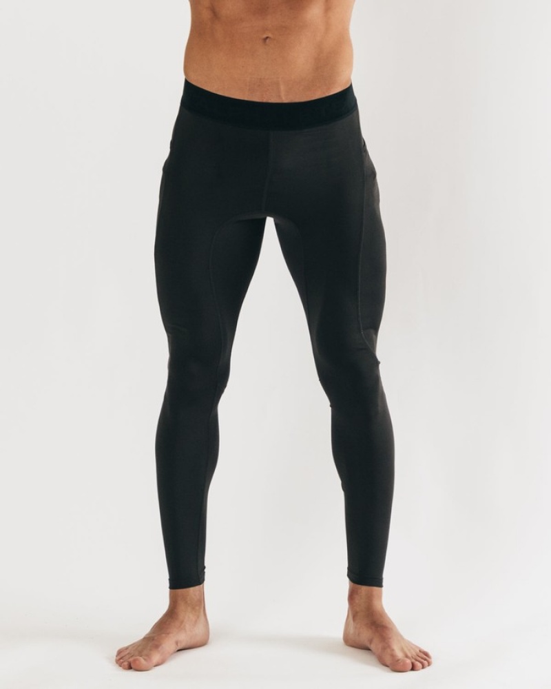Lenjerie Barbati Alphalete Core Antrenament Negrii | 802617-PIG