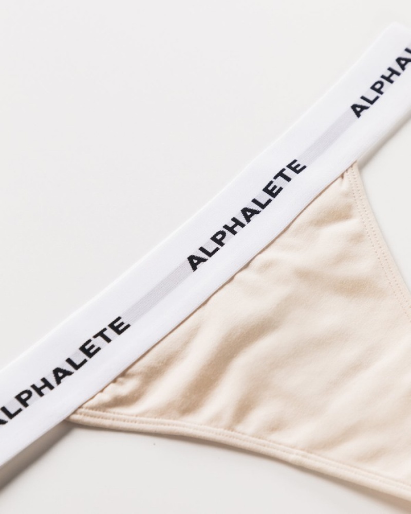 Lenjerie Dama Alphalete Acute Galbeni Deschis | 703629-PQL