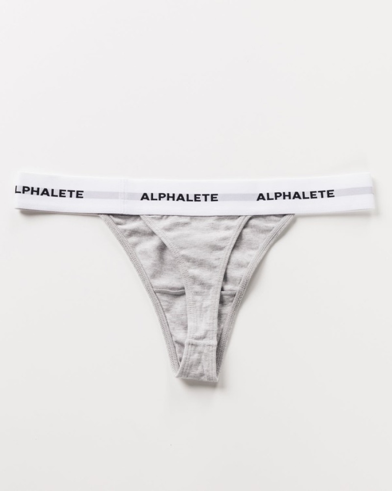 Lenjerie Dama Alphalete Acute Gri | 659412-HLF