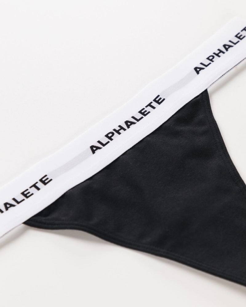 Lenjerie Dama Alphalete Acute Negrii | 906172-NXQ