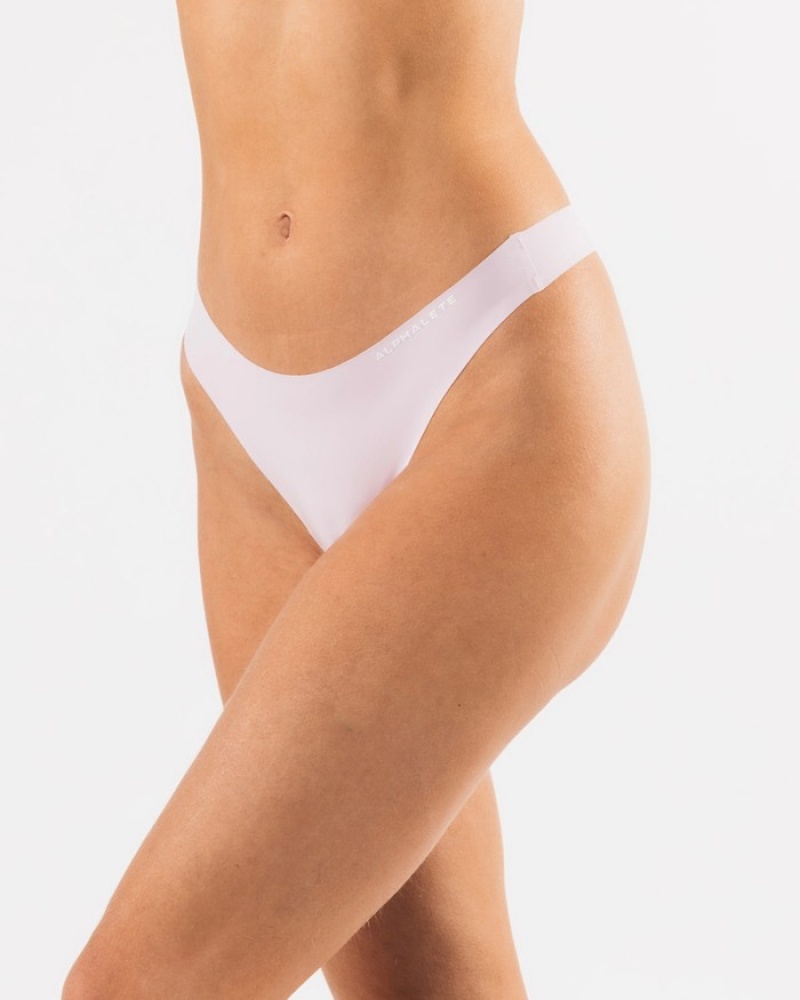 Lenjerie Dama Alphalete Seamless 3pk Albastri Verzi Roz | 761284-FUH