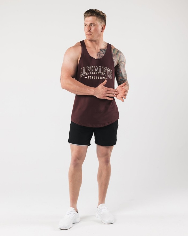 Maiouri Barbati Alphalete AA Raw Cut Visinii | 725048-VZU