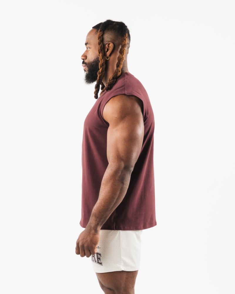 Maiouri Barbati Alphalete Brushed Wolf Head Muscle Visinii | 912075-LWG