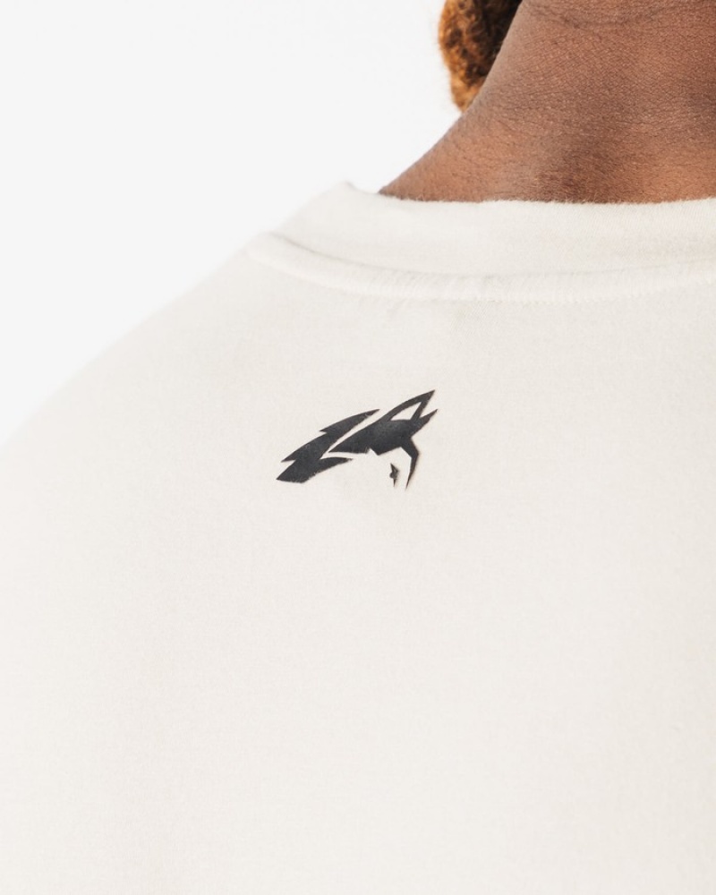 Maiouri Barbati Alphalete Brushed Wolf Head Muscle Albi | 609812-CFT