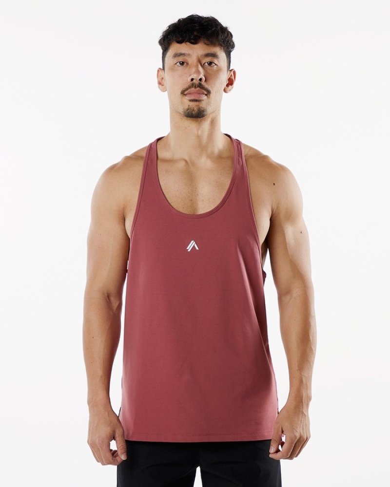 Maiouri Barbati Alphalete Emblem Stringer Rosii | 167405-VAR