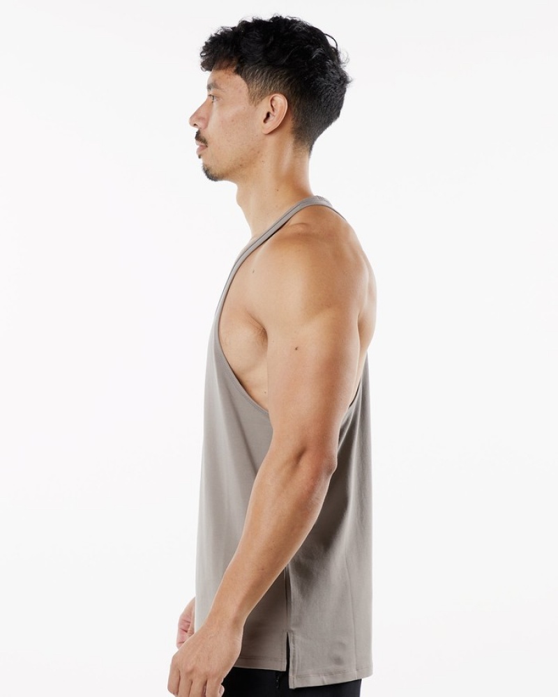 Maiouri Barbati Alphalete Emblem Stringer Gri | 427081-WPN
