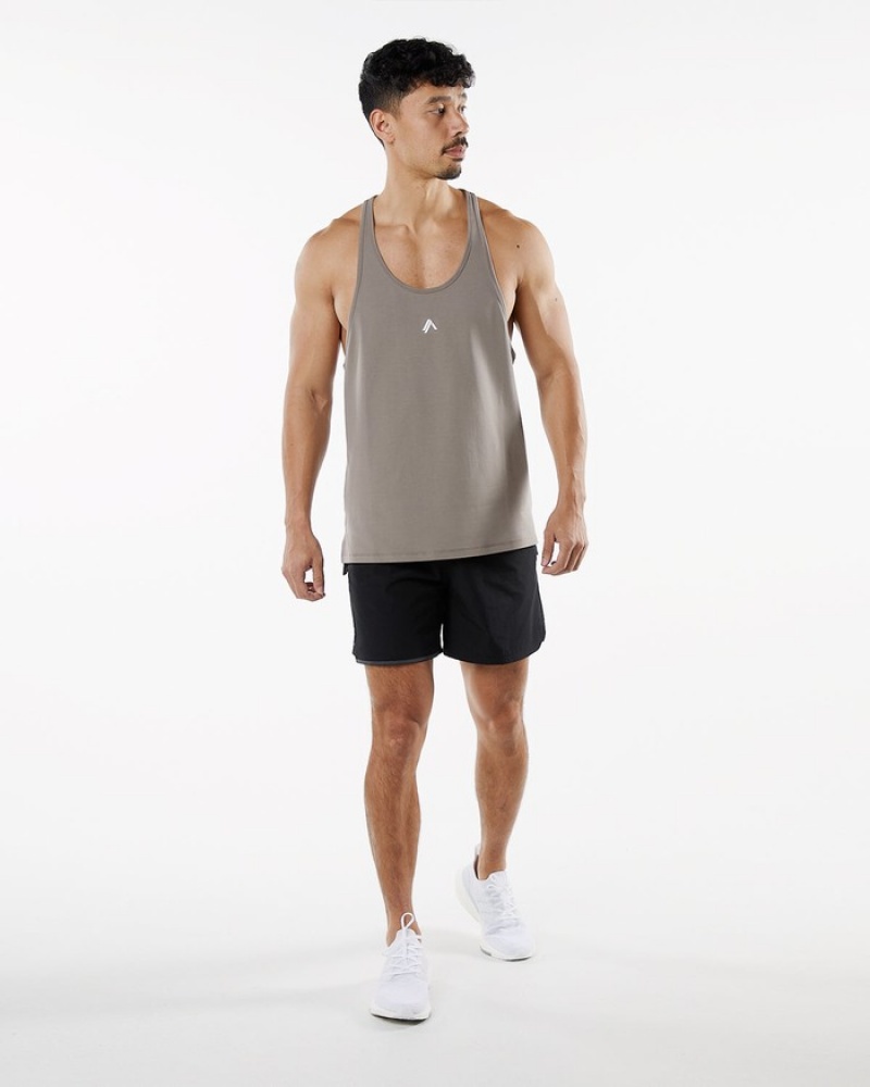 Maiouri Barbati Alphalete Emblem Stringer Gri | 427081-WPN