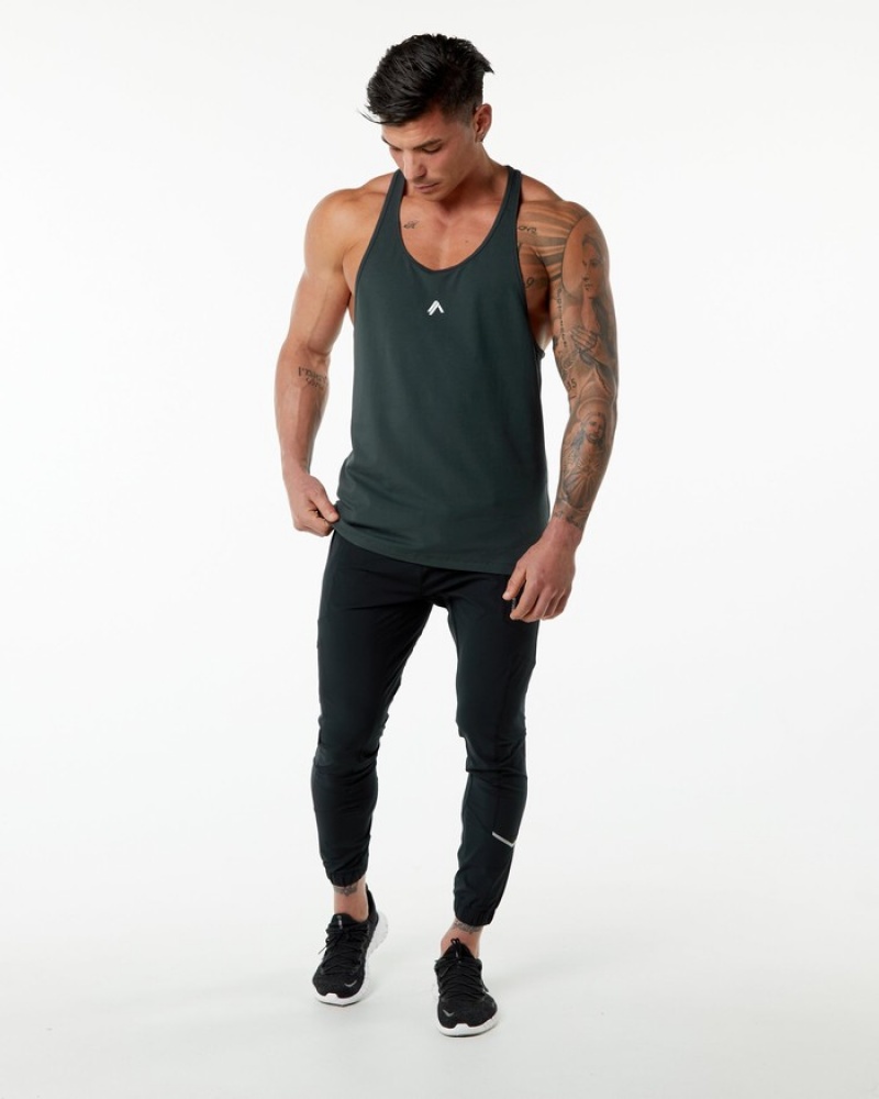 Maiouri Barbati Alphalete Emblem Stringer Verzi | 248057-XER