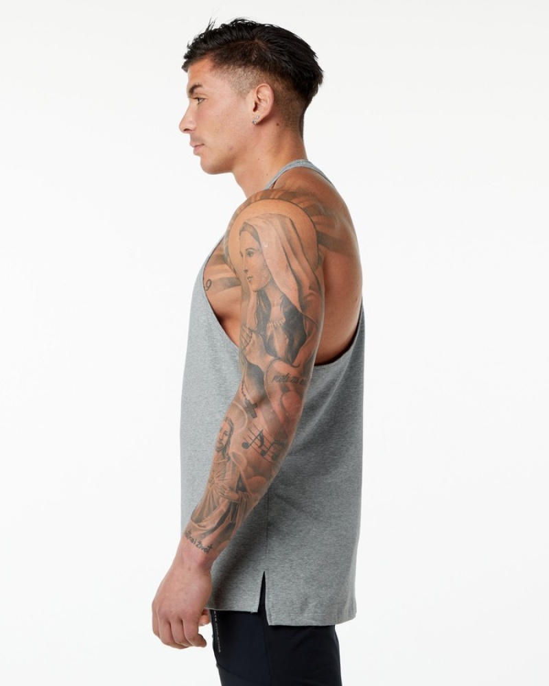 Maiouri Barbati Alphalete Emblem Stringer Gri | 453970-KTH